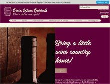 Tablet Screenshot of pasowinebarrels.com